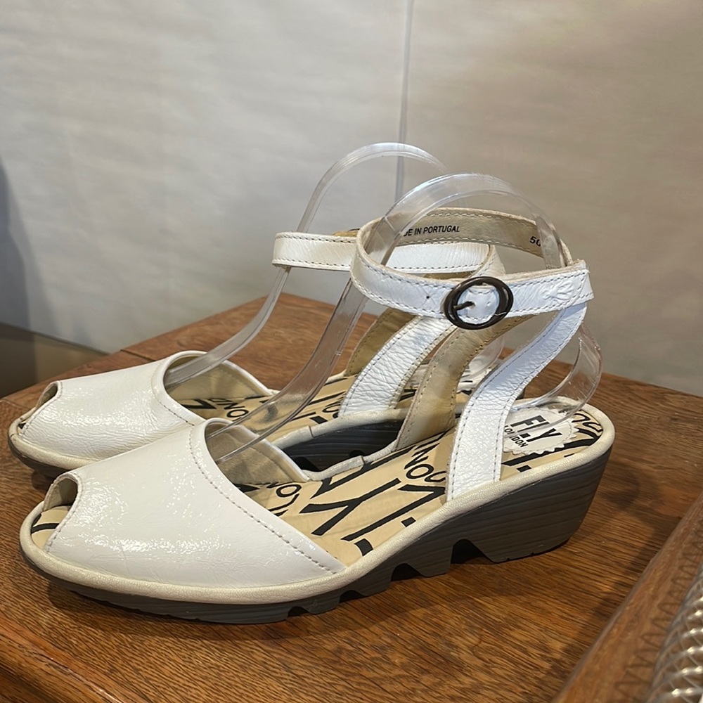 Fly London White Sandals